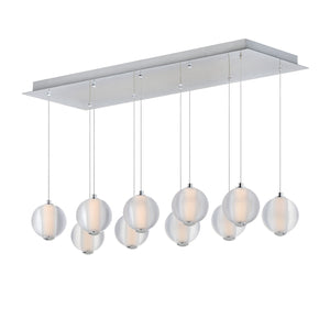 ET2 - E24648-144PC - LED Linear Pendant - Rhythm - Polished Chrome