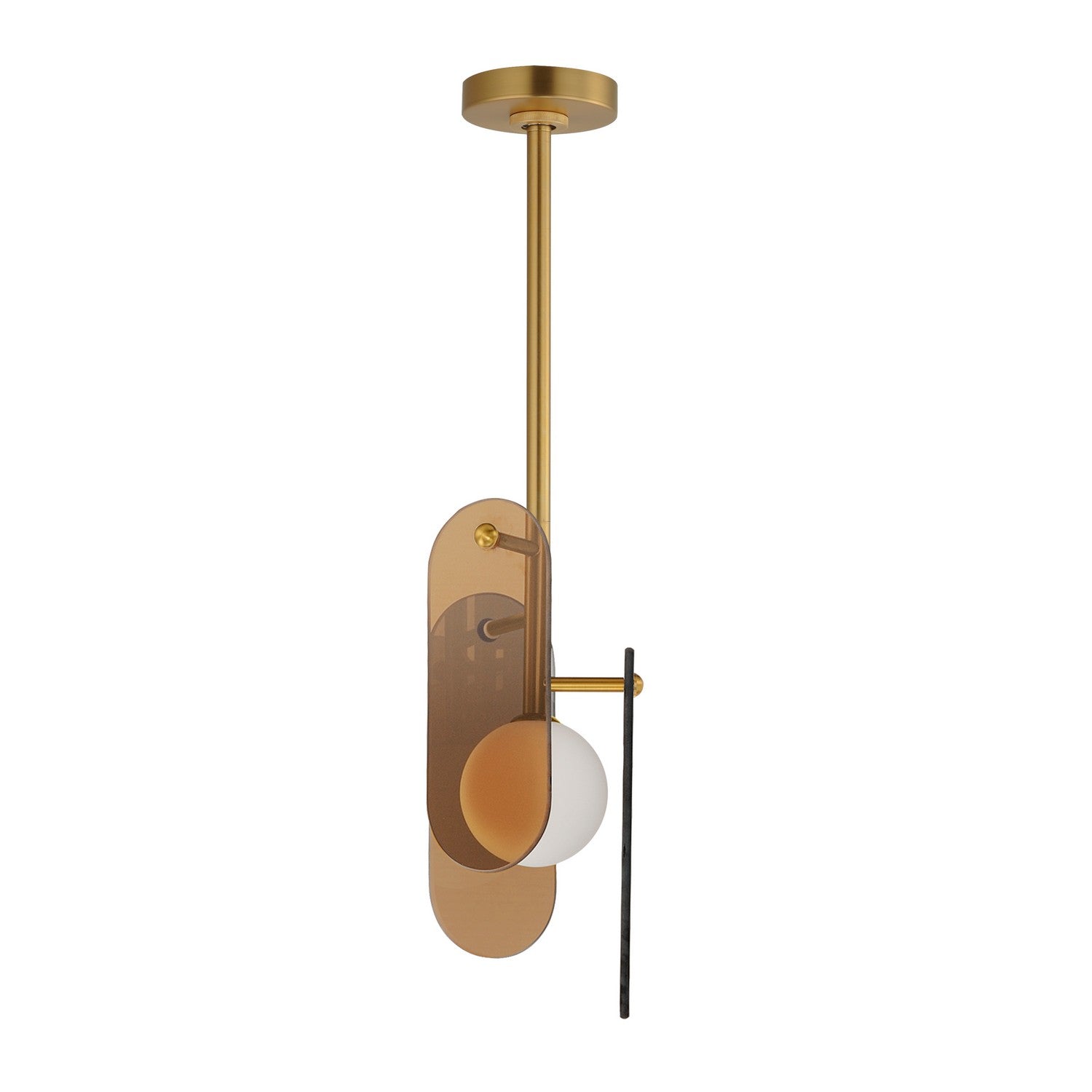 Studio M - SM24811AMNAB - LED Pendant - Megalith - Glass - Natural Aged Brass