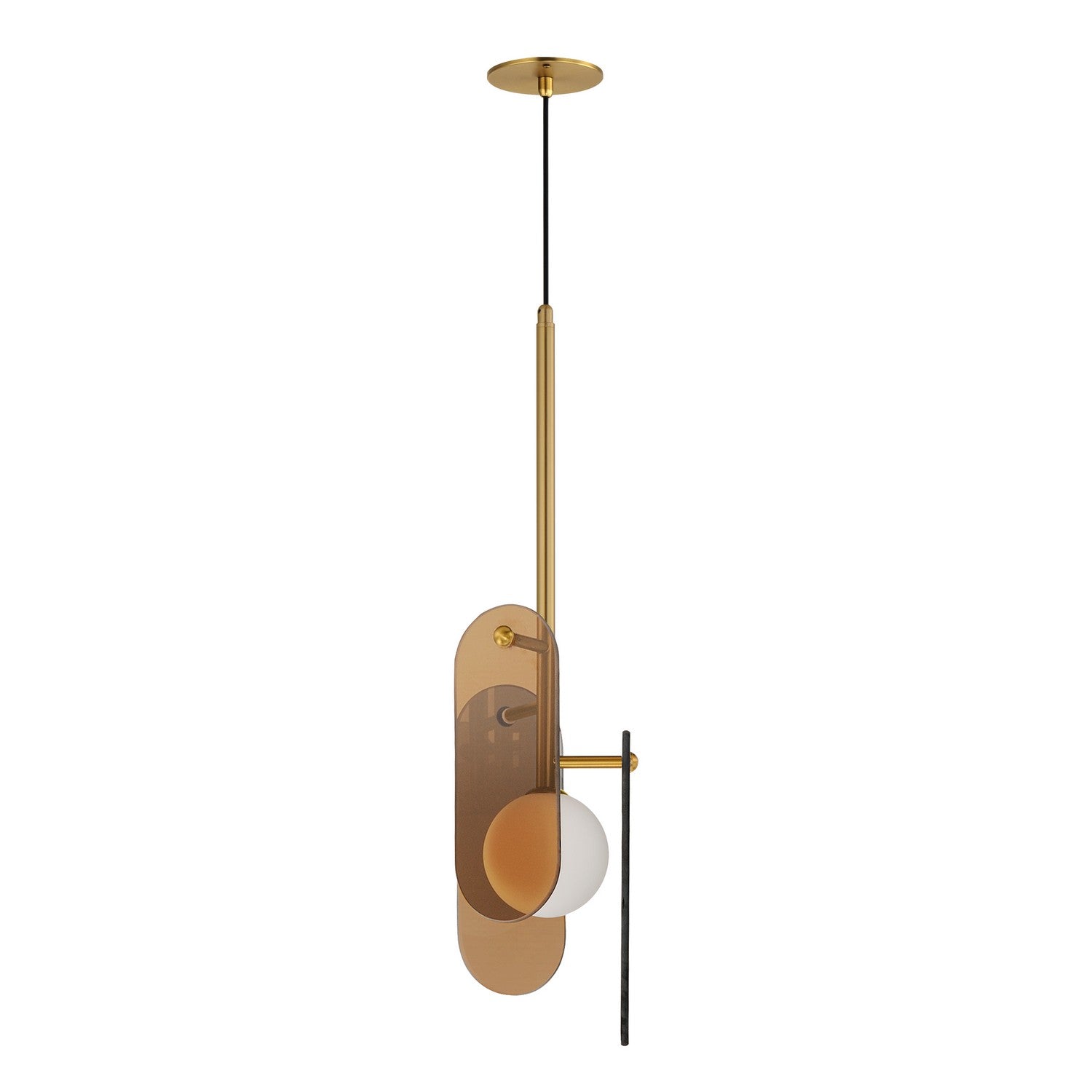 Studio M - SM24812AMNAB - LED Pendant - Megalith - Glass - Natural Aged Brass