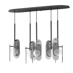 Studio M - SM24815MSKGM - LED Pendant - Megalith - Glass - Gunmetal