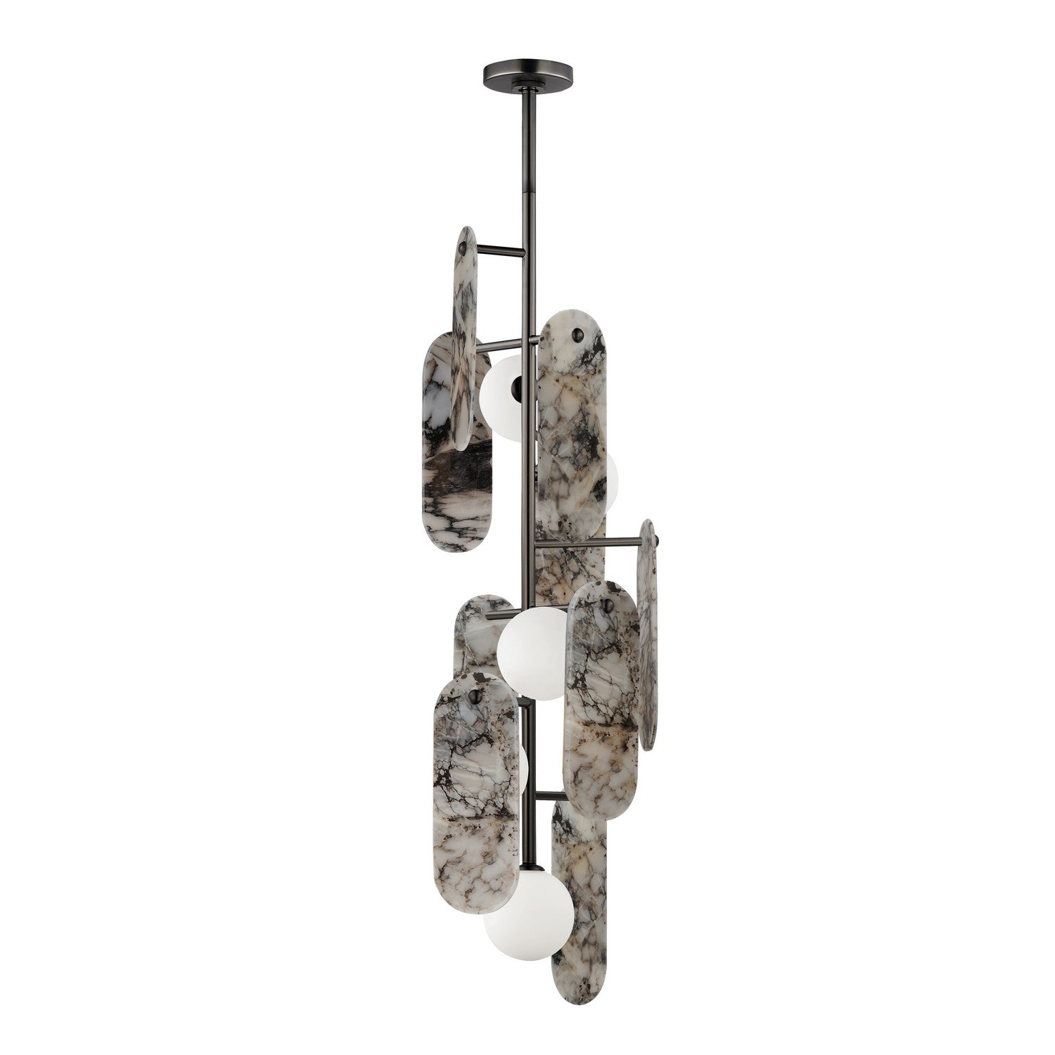 Studio M - SM24827ARYGM - LED Pendant - Megalith - Stone - Gunmetal