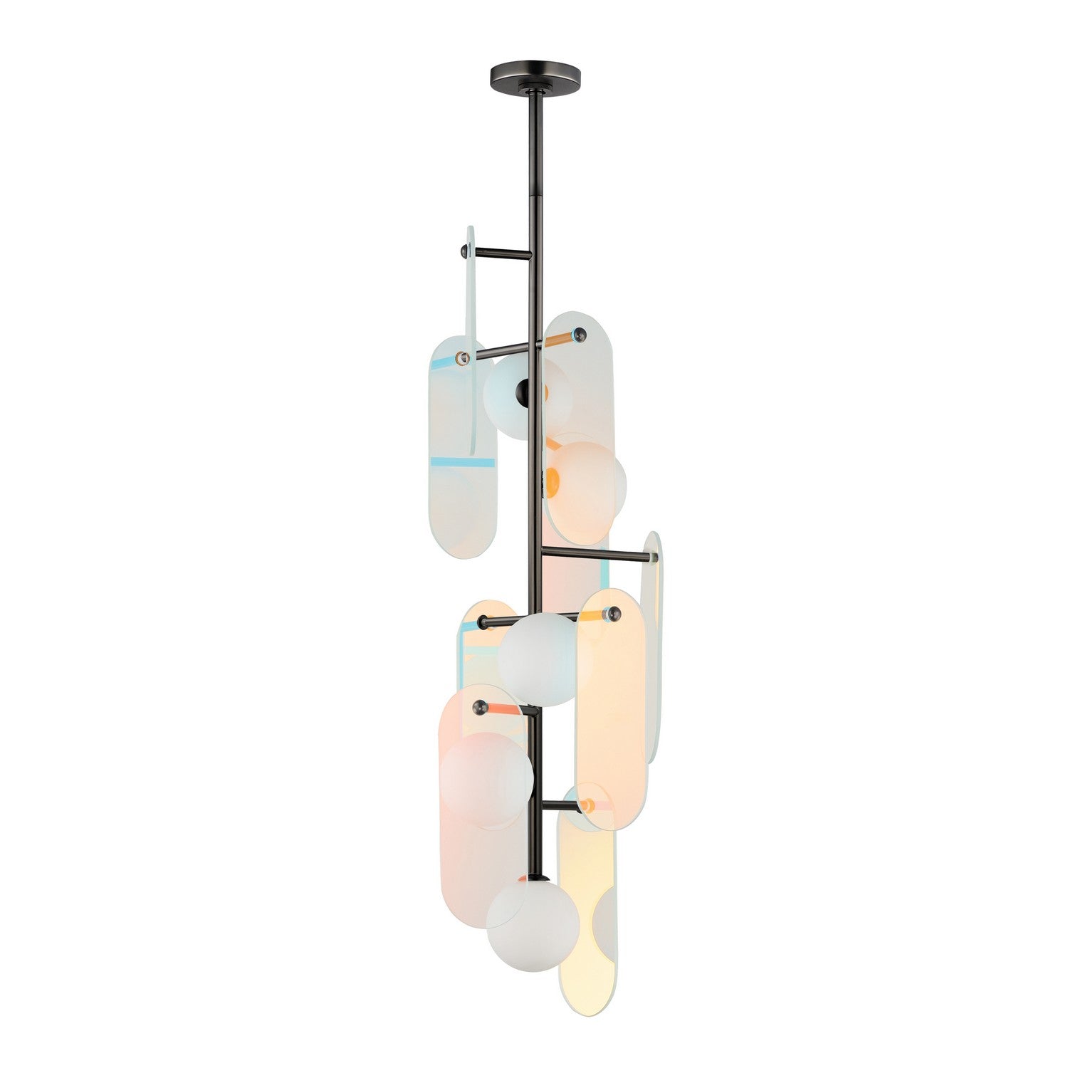 Studio M - SM24827DCGM - LED Pendant - Megalith - Glass - Gunmetal