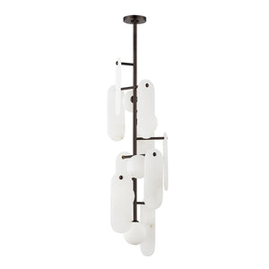 Studio M - SM24827WABBZ - LED Pendant - Megalith - Stone - Brushed Bronze