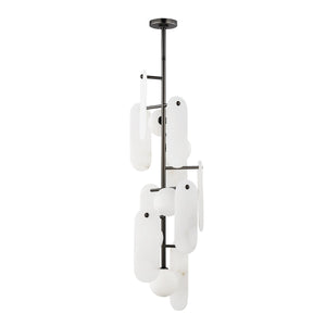 Studio M - SM24827WAGM - LED Pendant - Megalith - Stone - Gunmetal