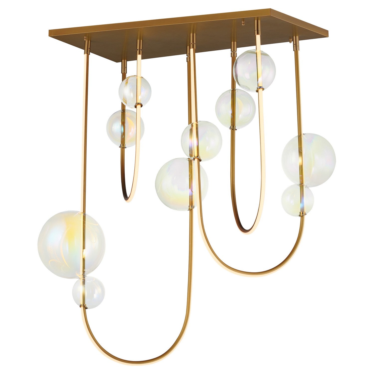 Studio M - SM24936IRNAB - LED Pendant - Dreamer - Natural Aged Brass