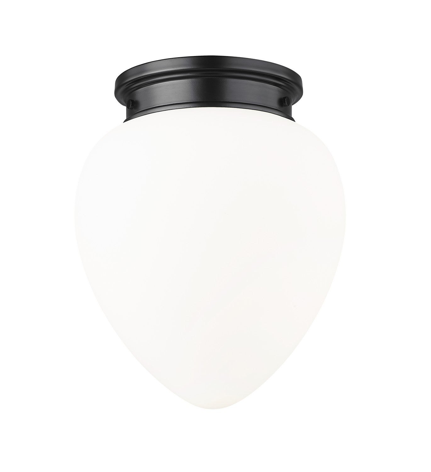 Z-Lite - 1945F12-MB - One Light Flush Mount - Gideon - Matte Black