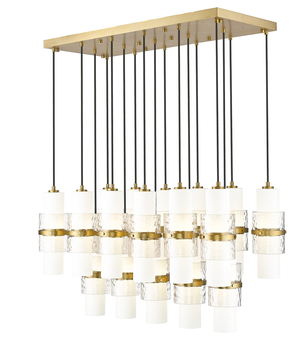 Z-Lite - 1946P-17L-MGLD - 17 Light Linear Chandelier - Cayden - Modern Gold