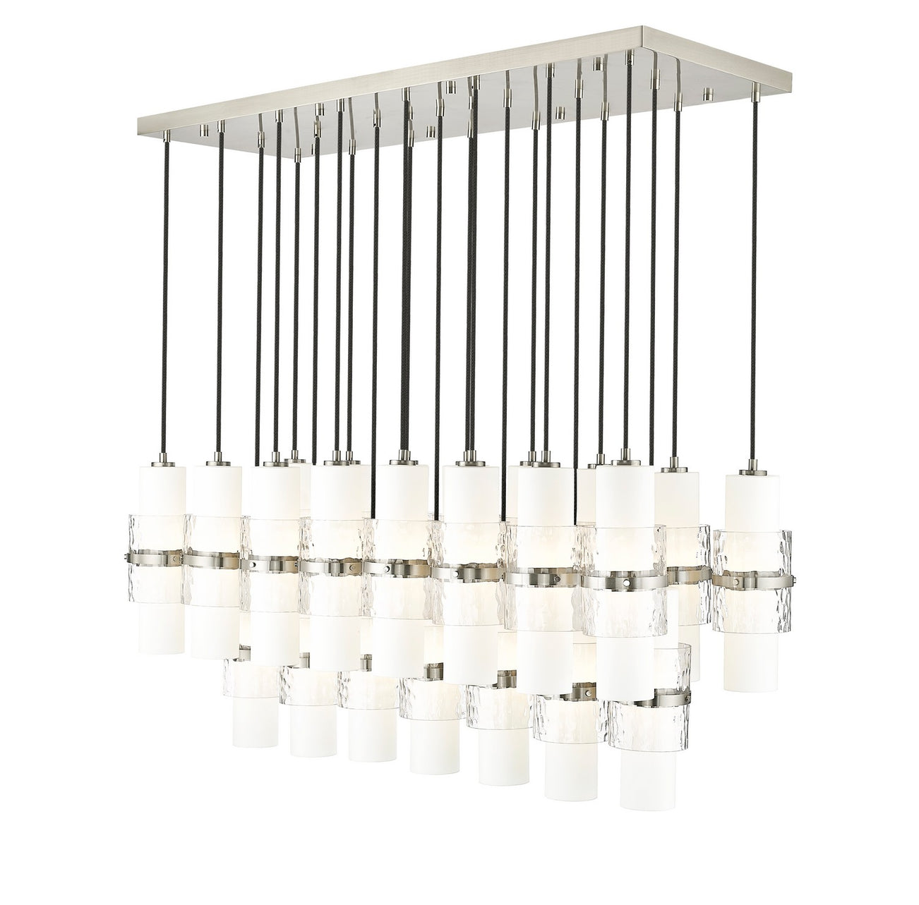 Z-Lite - 1946P-23L-BN - 23 Light Linear Chandelier - Cayden - Brushed Nickel