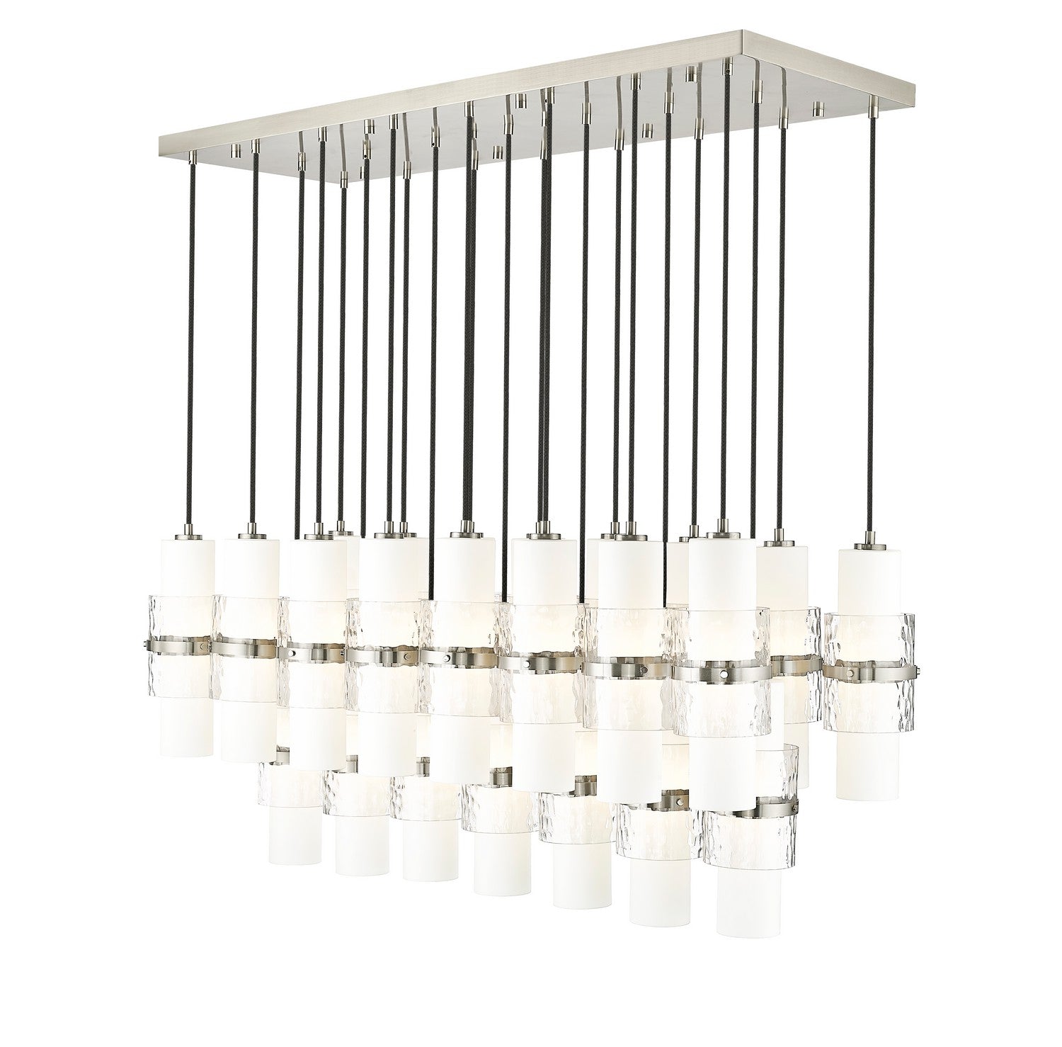 Z-Lite - 1946P-23L-BN - 23 Light Linear Chandelier - Cayden - Brushed Nickel