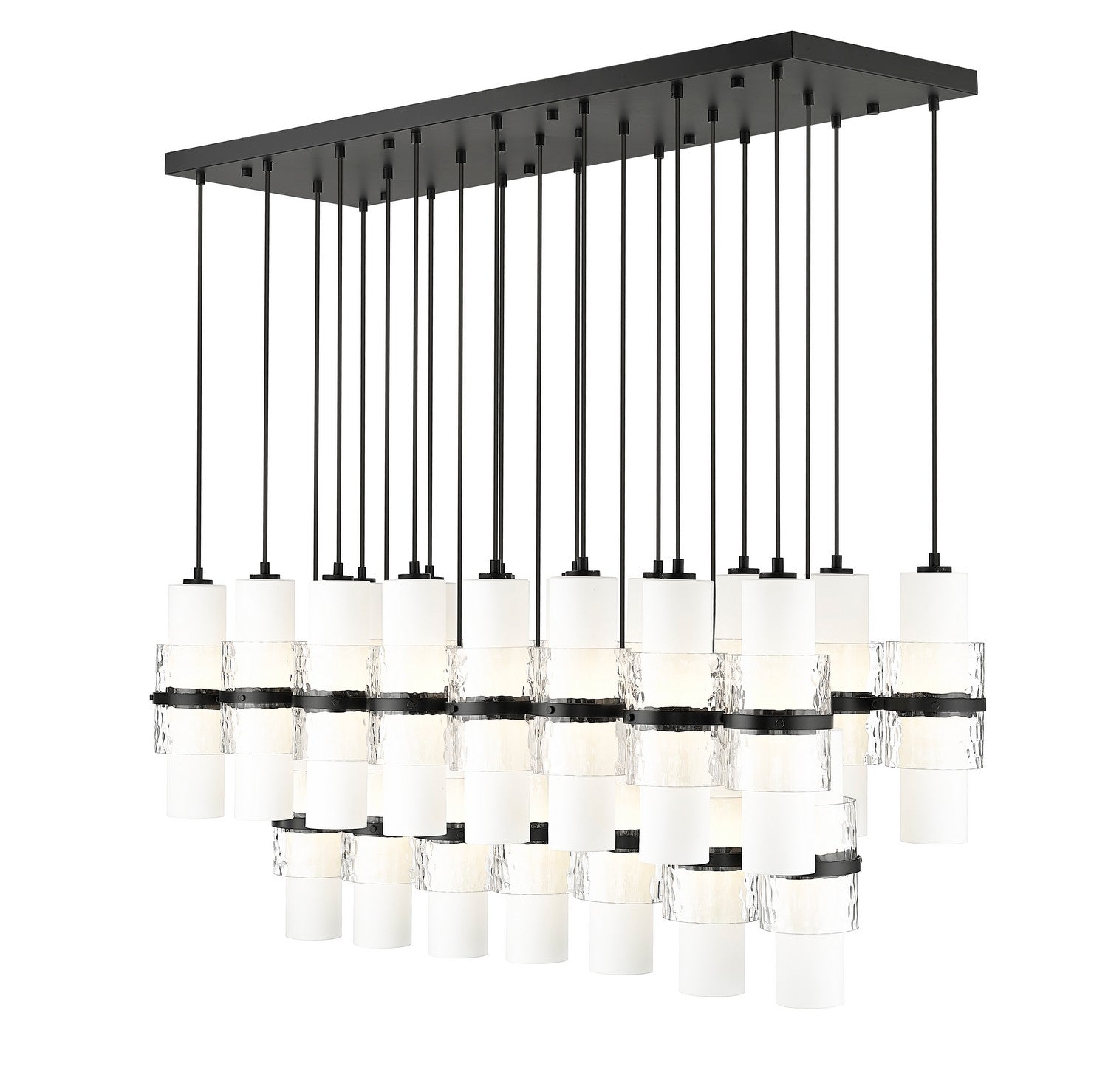 Z-Lite - 1946P-23L-MB - 23 Light Linear Chandelier - Cayden - Matte Black