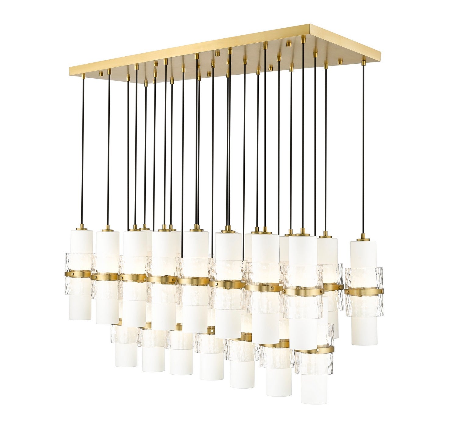 Z-Lite - 1946P-23L-MGLD - 23 Light Linear Chandelier - Cayden - Modern Gold