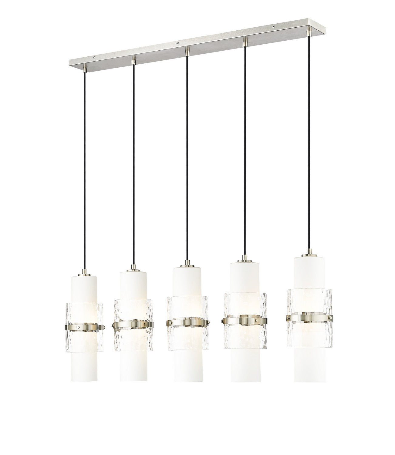 Z-Lite - 1946P-5L-BN - Five Light Linear Chandelier - Cayden - Brushed Nickel