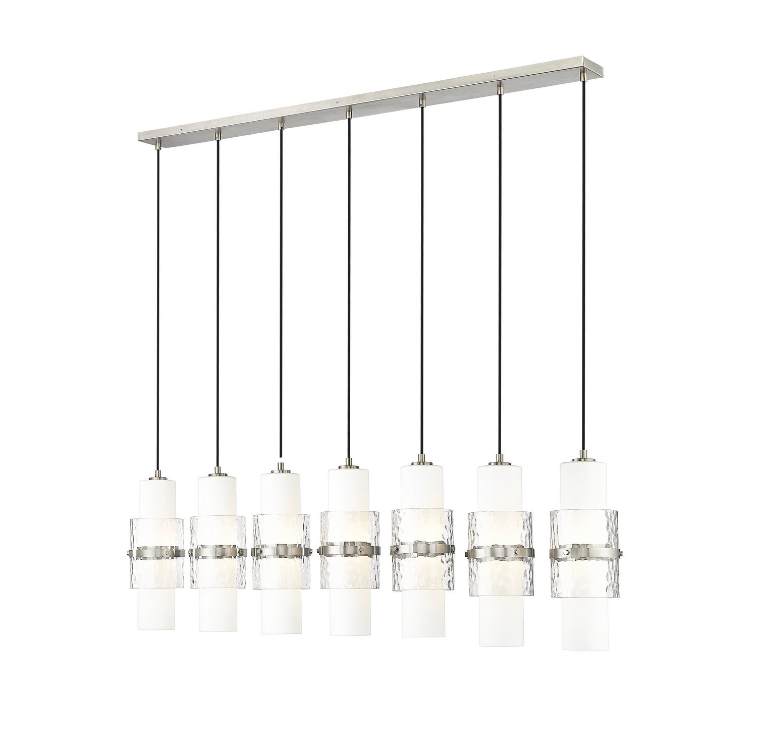 Z-Lite - 1946P-7L-BN - Seven Light Linear Chandelier - Cayden - Brushed Nickel