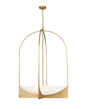 Z-Lite - 1947-48MGLD - Eight Light Chandelier - Devon - Modern Gold