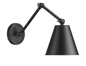 Z-Lite - 347S-MB - One Light Wall Sconce - Regent - Matte Black