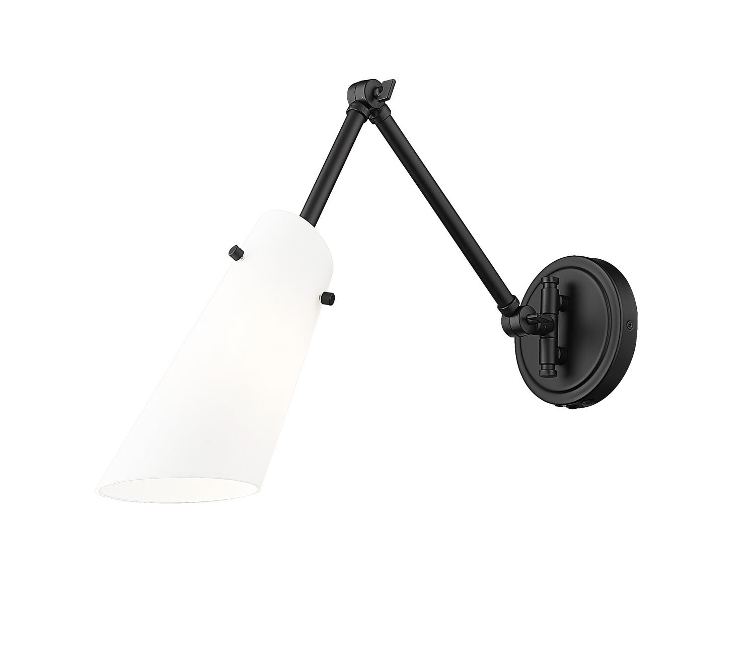 Z-Lite - 350S-MB - One Light Wall Sconce - Julia - Matte Black