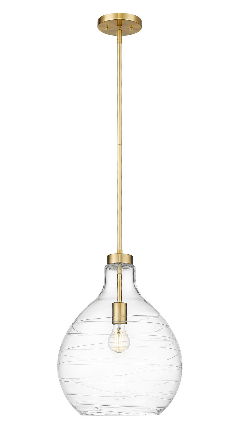 Z-Lite - 496P13-MGLD - One Light Pendant - Bon Air - Modern Gold