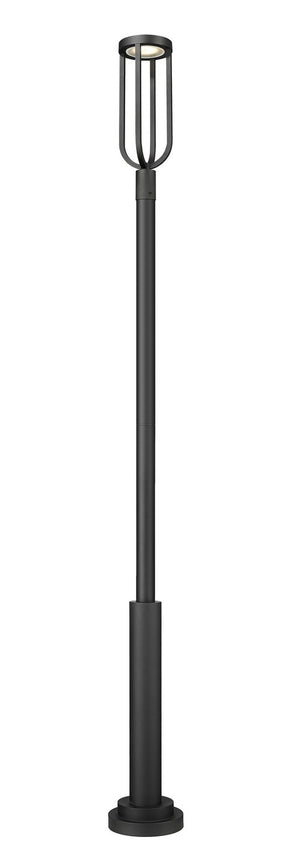 Z-Lite - 5005PHB-5010P-BK-LED - LED Outdoor Post Moun Fixture - Leland - Sand Black