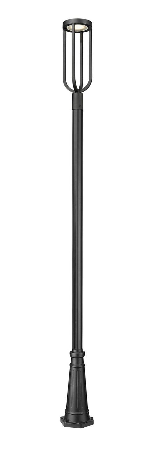 Z-Lite - 5005PHB-5011P-BK-LED - LED Outdoor Post Moun Fixture - Leland - Sand Black