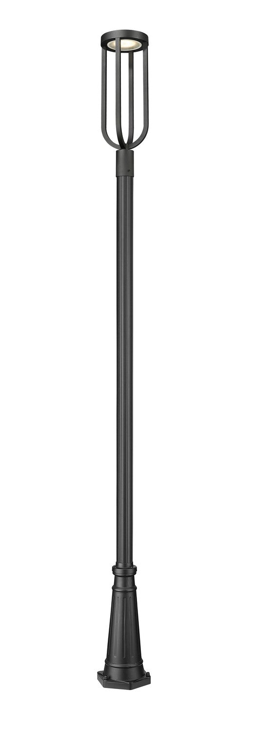 Z-Lite - 5005PHB-5011P-BK-LED - LED Outdoor Post Moun Fixture - Leland - Sand Black