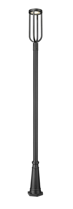 Z-Lite - 5005PHB-5011P-BK-LED - LED Outdoor Post Moun Fixture - Leland - Sand Black