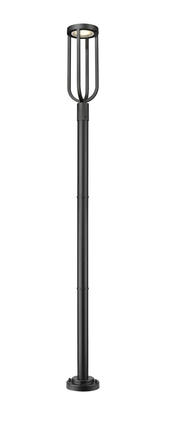 Z-Lite - 5005PHB-5012P-BK-LED - LED Outdoor Post Moun Fixture - Leland - Sand Black