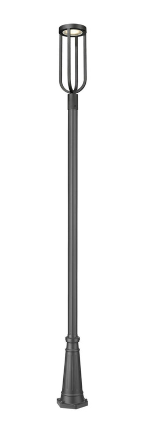 Z-Lite - 5005PHB-519P-BK-LED - LED Outdoor Post Moun Fixture - Leland - Sand Black