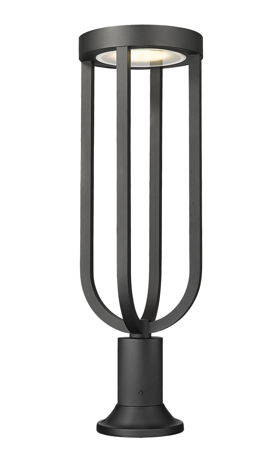 Z-Lite - 5005PHB-553PM-BK-LED - LED Outdoor Pier Mounted Fixture - Leland - Sand Black