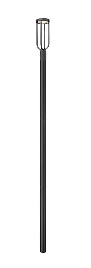 Z-Lite - 5005PHM-5009P96-BK-L - LED Outdoor Post Moun Fixture - Leland - Sand Black