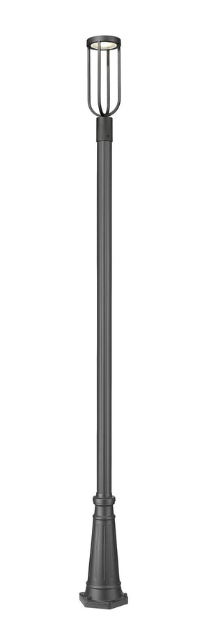 Z-Lite - 5005PHM-519P-BK-LED - LED Outdoor Post Moun Fixture - Leland - Sand Black