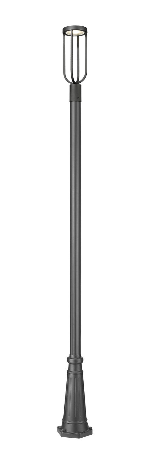 Z-Lite - 5005PHM-519P-BK-LED - LED Outdoor Post Moun Fixture - Leland - Sand Black
