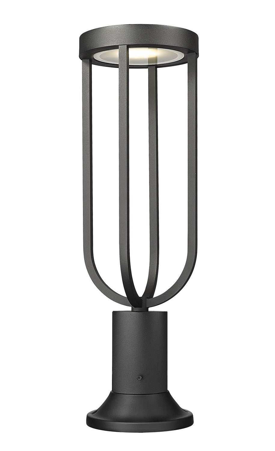 Z-Lite - 5005PHM-553PM-BK-LED - LED Outdoor Pier Mounted Fixture - Leland - Sand Black