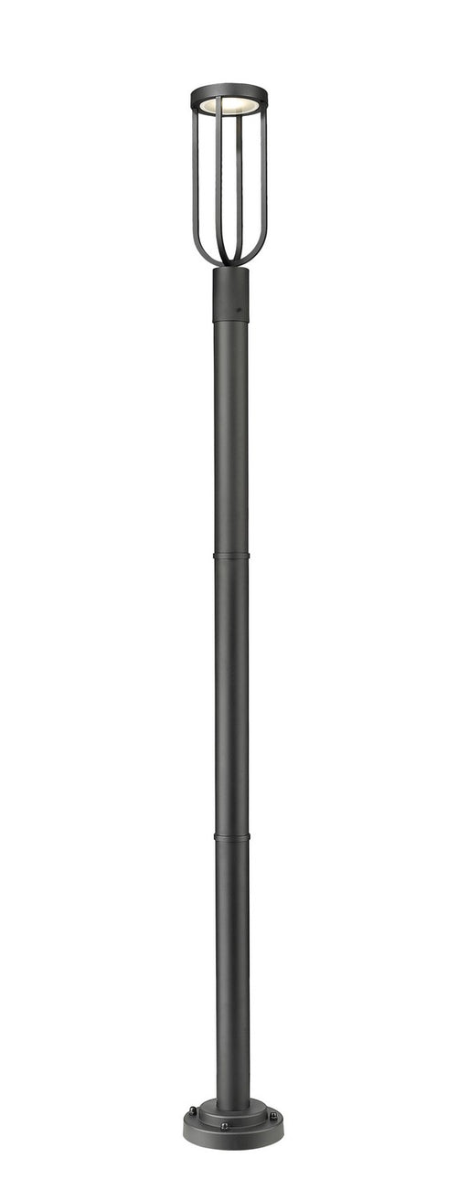 Z-Lite - 5005PHM-567P-BK-LED - LED Outdoor Post Moun Fixture - Leland - Sand Black