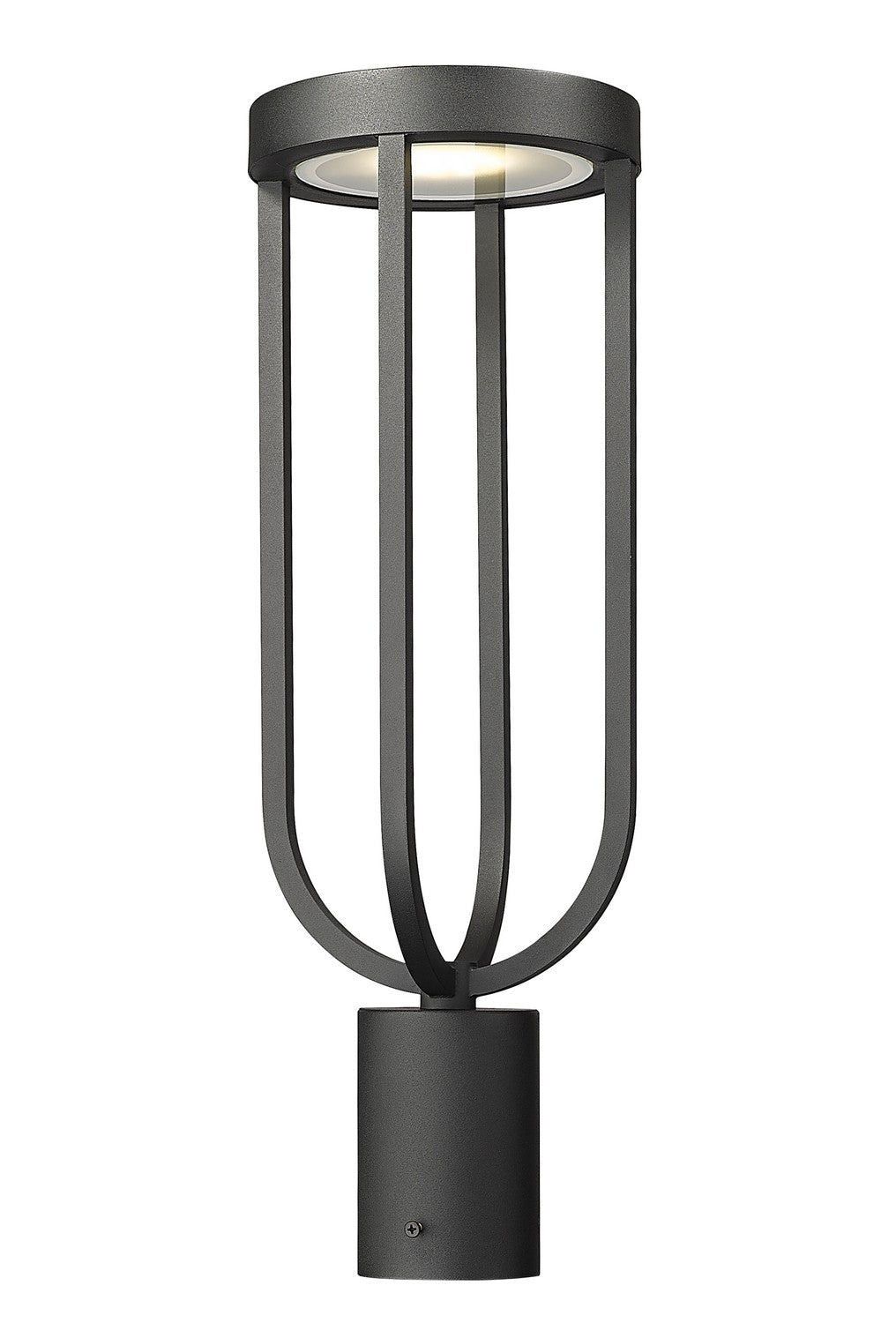 Z-Lite - 5005PHM-BK-LED - LED Outdoor Post Moun Fixture - Leland - Sand Black
