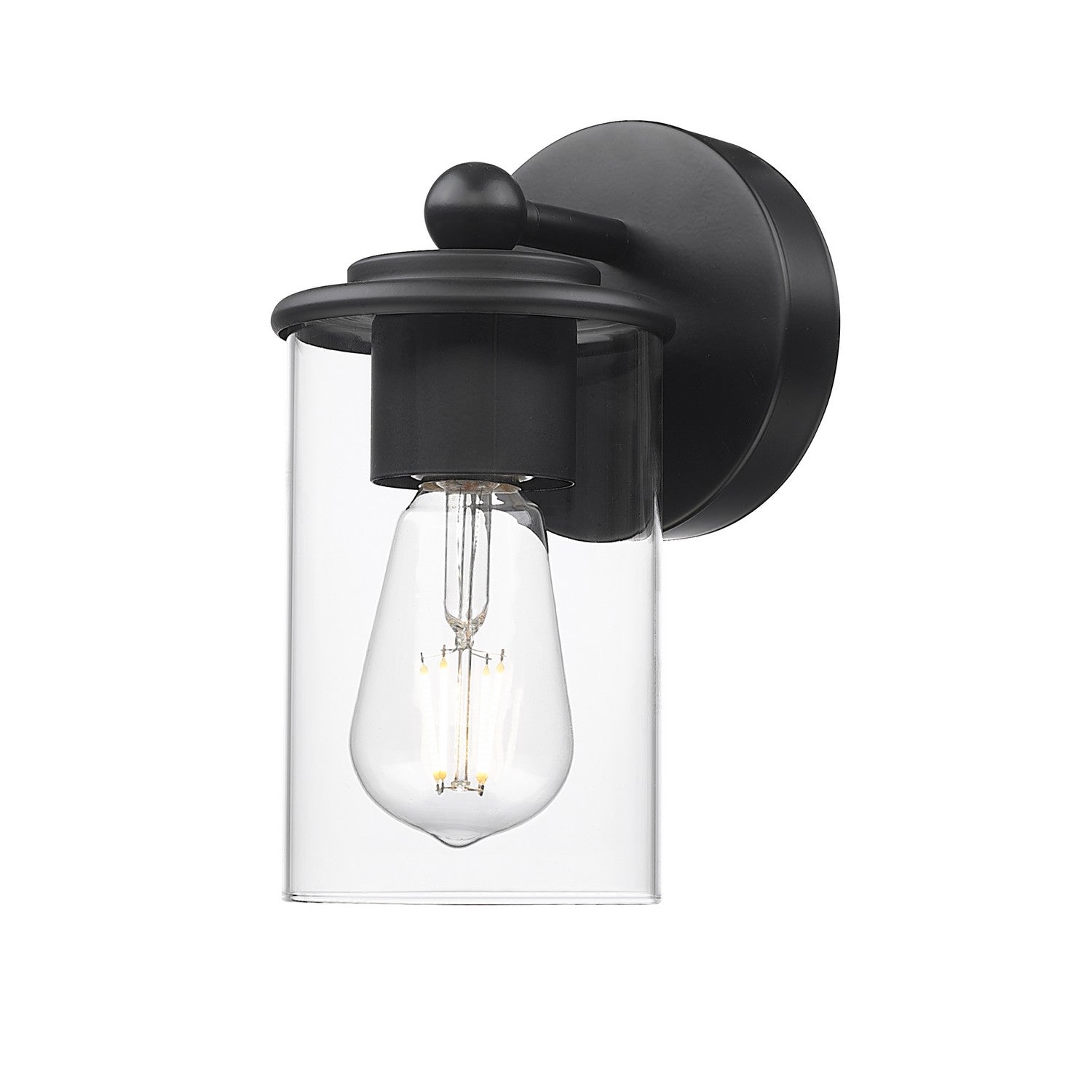 Z-Lite - 742-1S-MB - One Light Vanity - Thayer - Matte Black