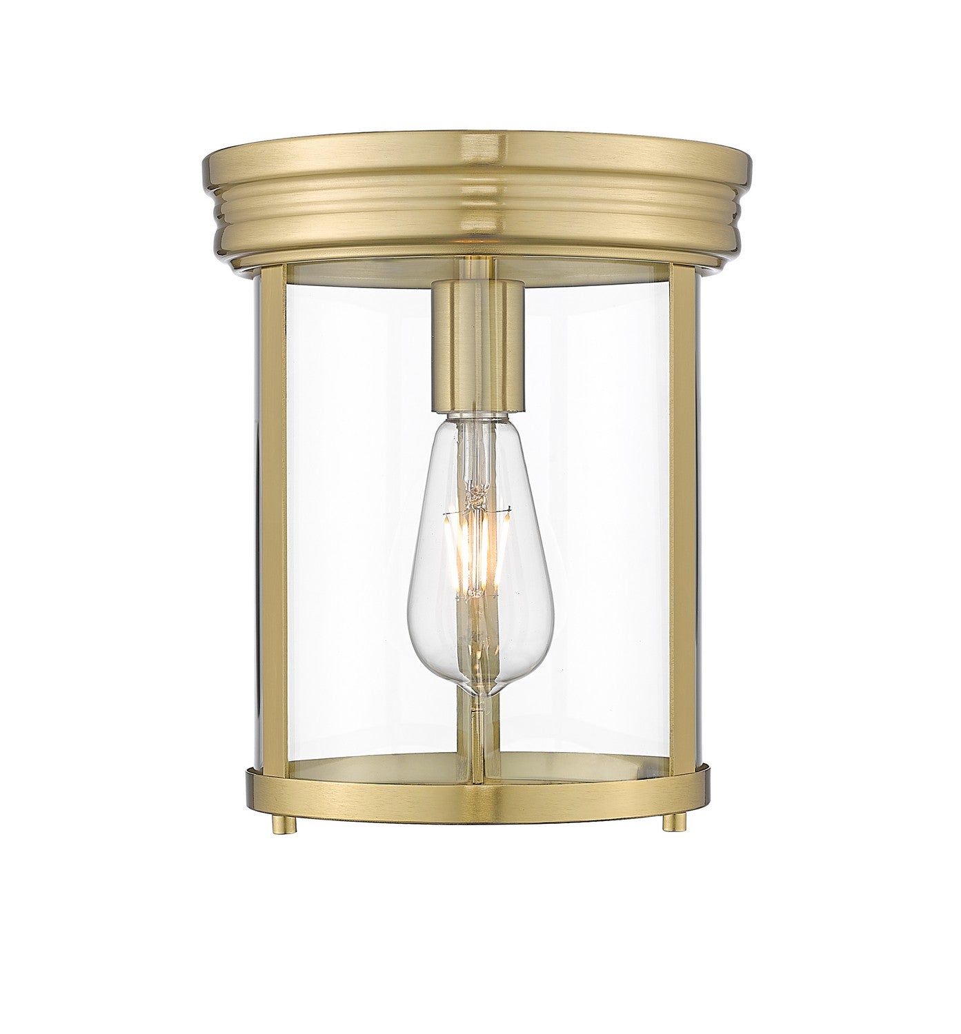 Z-Lite - 742F9-LG - One Light Flush Mount - Thayer - Luxe Gold