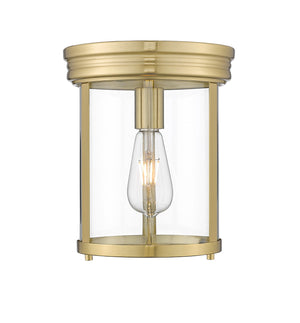 Z-Lite - 742F9-LG - One Light Flush Mount - Thayer - Luxe Gold