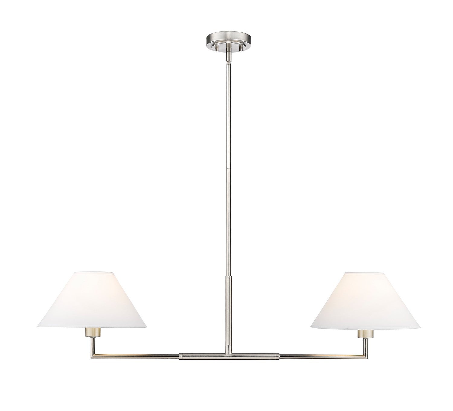 Z-Lite - 744-42L-BN - Two Light Chandelier - Leila - Brushed Nickel