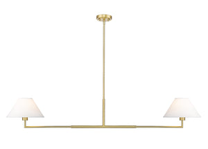 Z-Lite - 744-62L-LG - Two Light Chandelier - Leila - Luxe Gold