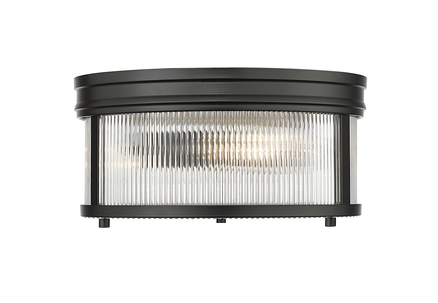 Z-Lite - 7504FR13-MB - Two Light Flush Mount - Carnaby - Matte Black