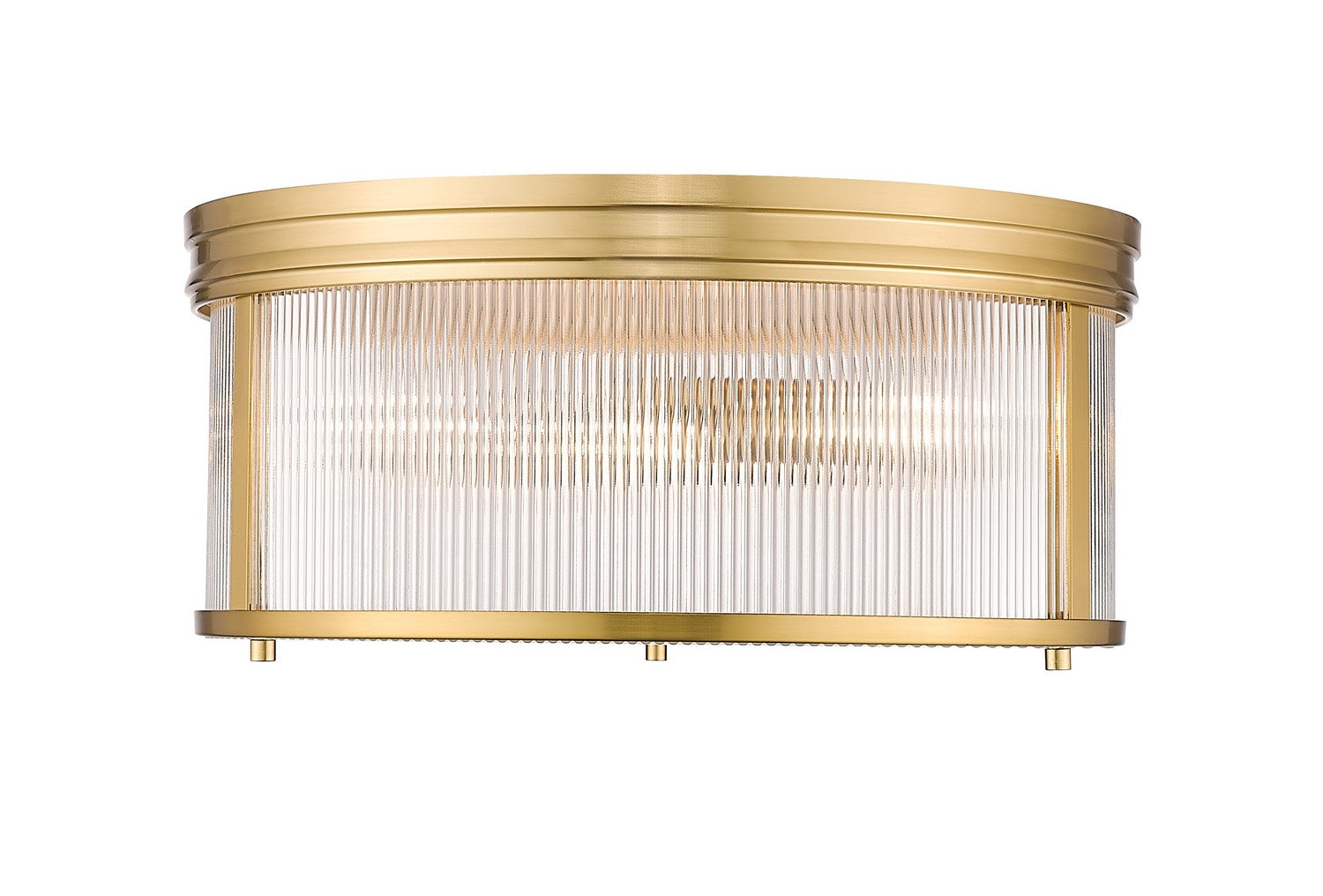 Z-Lite - 7504FR18-MGLD - Four Light Flush Mount - Carnaby - Modern Gold