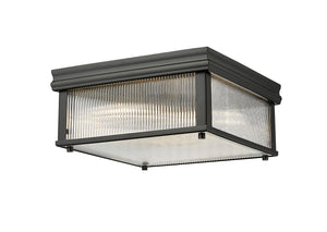 Z-Lite - 7504FS13-MB - Two Light Flush Mount - Carnaby - Matte Black