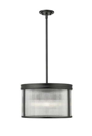 Z-Lite - 7504P18-MB - Five Light Pendant - Carnaby - Matte Black