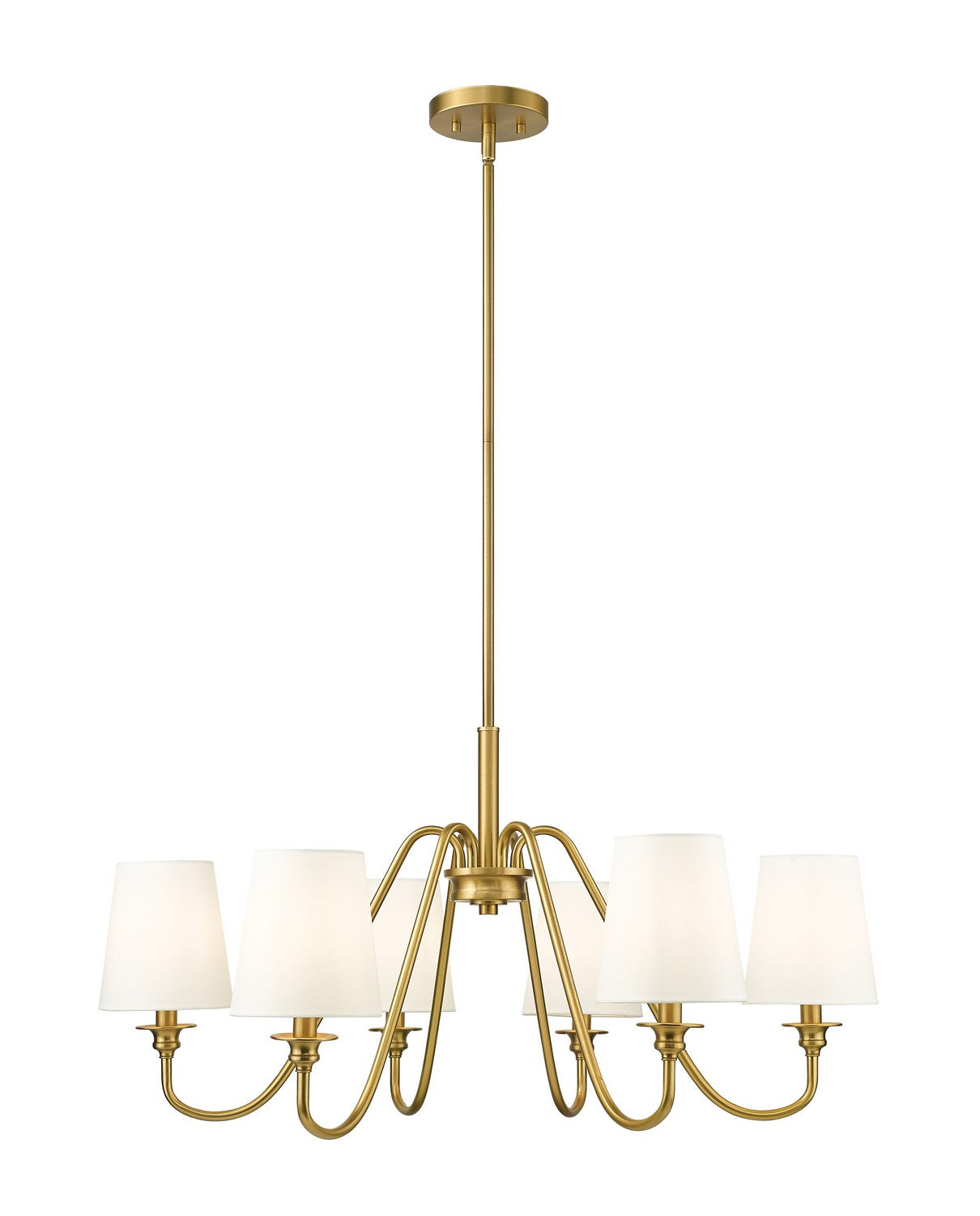 Z-Lite - 7509-6-32MGLD - Six Light Chandelier - Gianna - Modern Gold