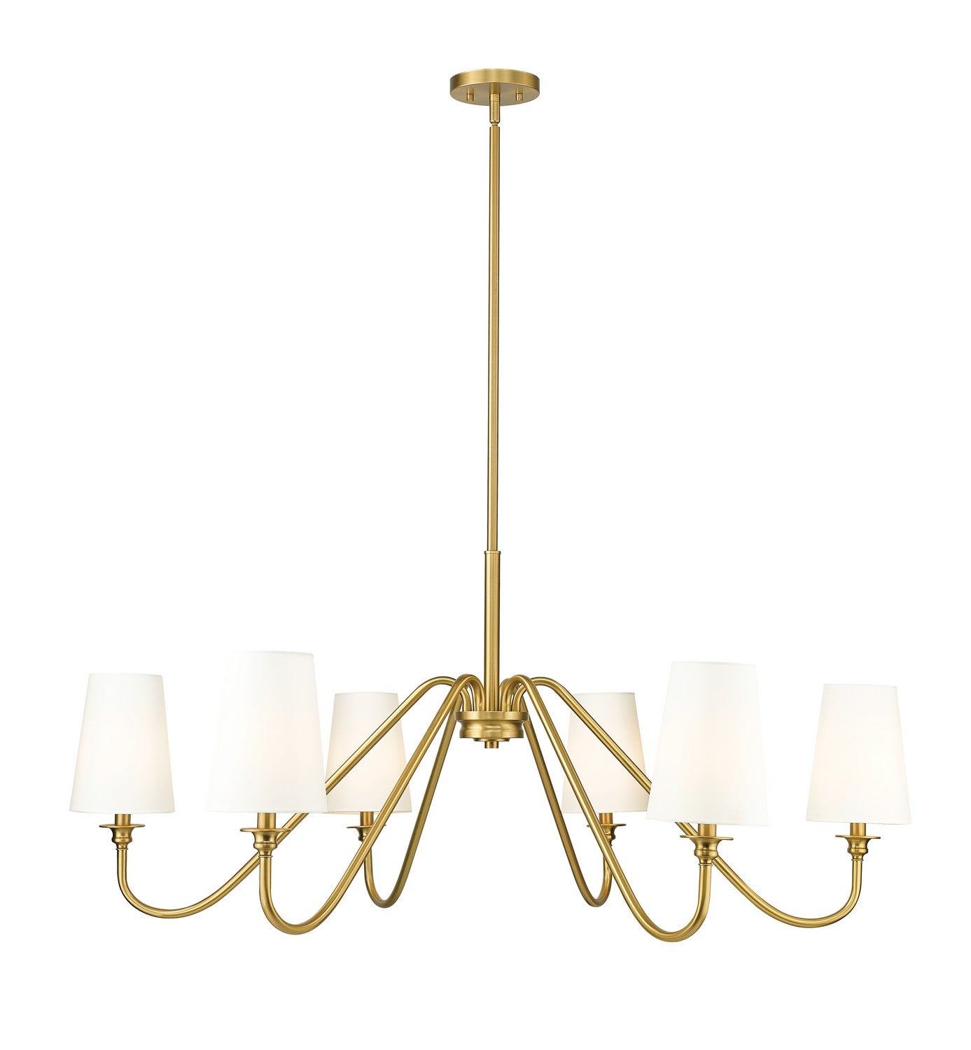 Z-Lite - 7509-6-46MGLD - Six Light Chandelier - Gianna - Modern Gold