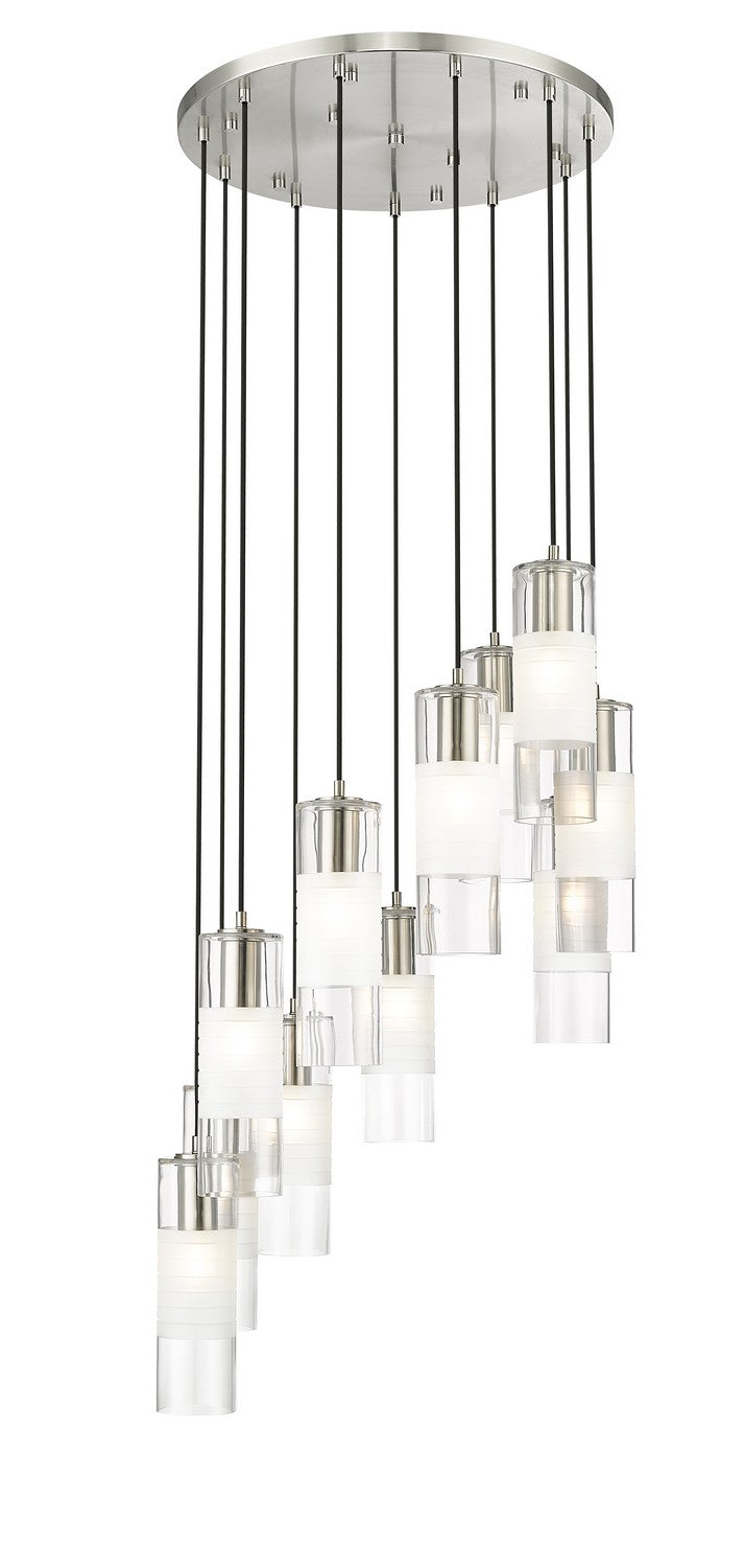 Z-Lite - 824P-11R-BN - 11 Light Chandelier - Alton - Brushed Nickel