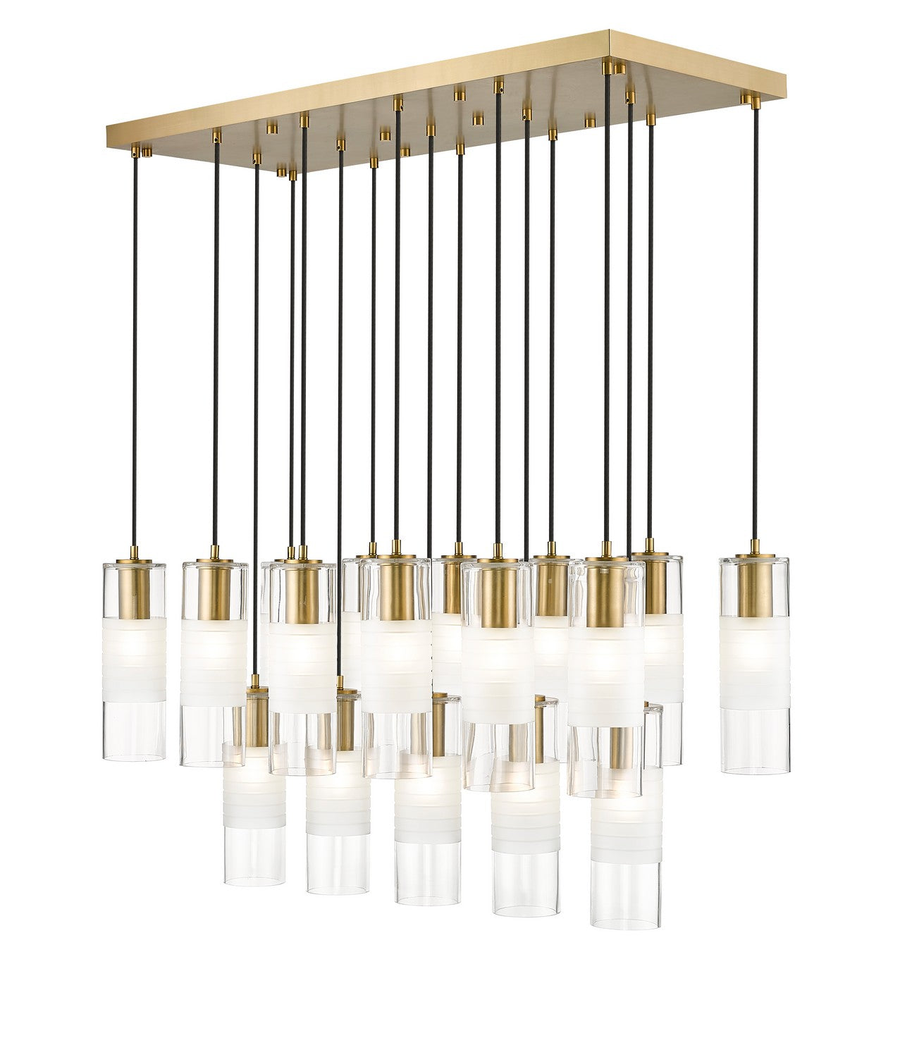 Z-Lite - 824P-17L-MGLD - 17 Light Linear Chandelier - Alton - Modern Gold