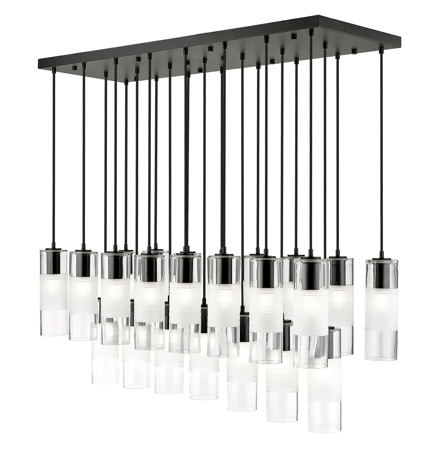 Z-Lite - 824P-23L-MB - 23 Light Linear Chandelier - Alton - Matte Black