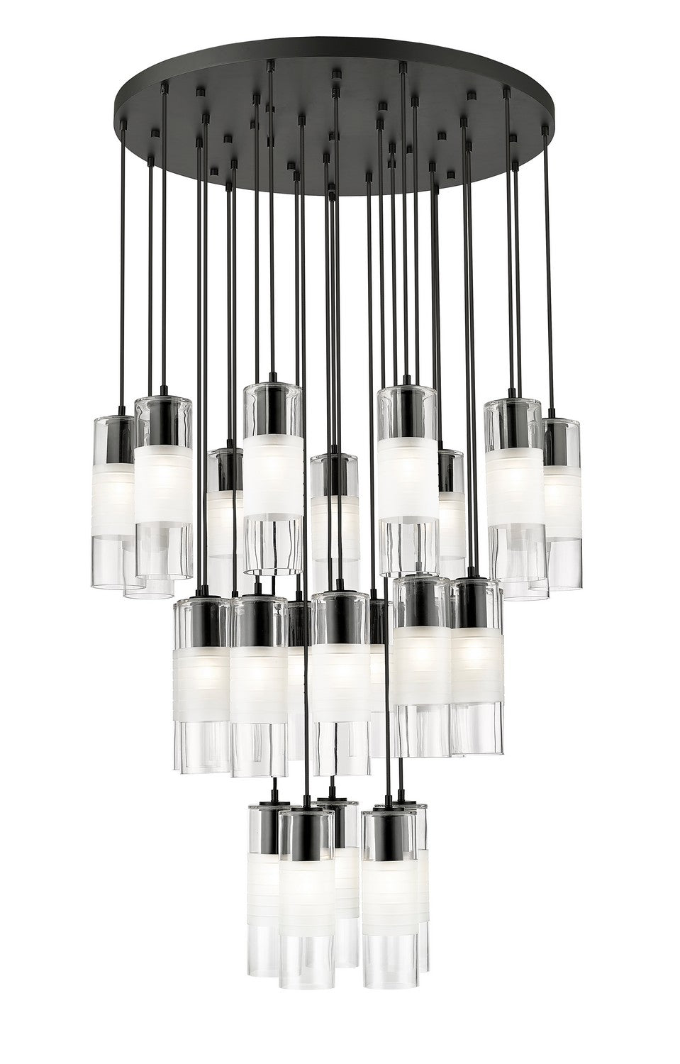 Z-Lite - 824P-27R-MB - 27 Light Chandelier - Alton - Matte Black