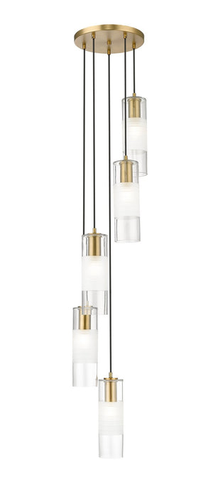 Z-Lite - 824P-5R-MGLD - Five Light Chandelier - Alton - Modern Gold